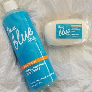 True blue spa set